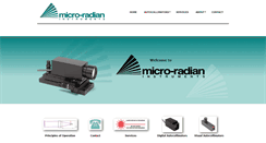 Desktop Screenshot of micro-radian.com